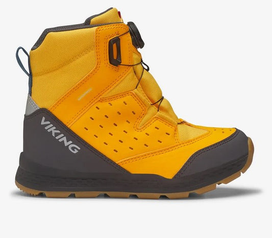 VIKING TEX Stiefel ESPO WARM WP BOA - curry outdoor winter boots with waterproof, insulated design in warm curry color
