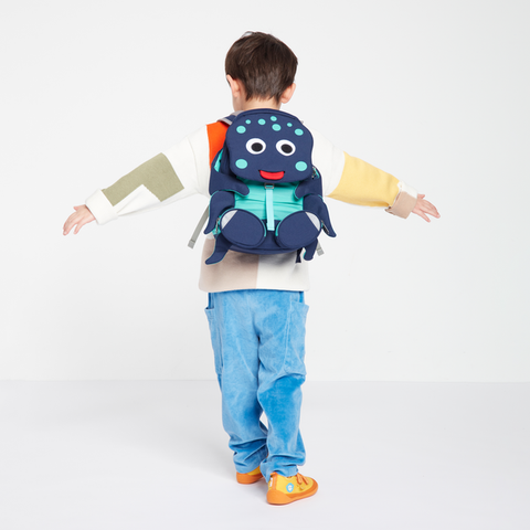Colorful AFFENZAHN Rucksack GROSSER FREUND featuring an adorable octopus design
