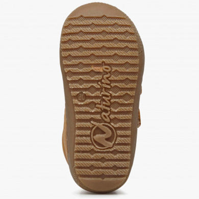 Stylish and practical NATURINO Halbschuh RACOON in curry color