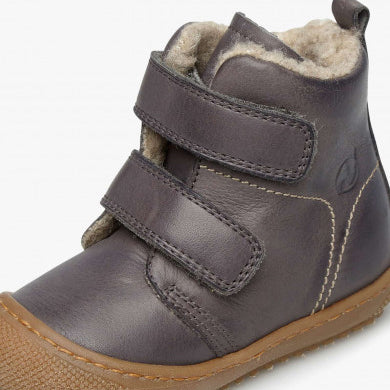 NATURINO Stiefel BUBBLE - anthrazit: Stylish and durable kids' boots in dark grey color