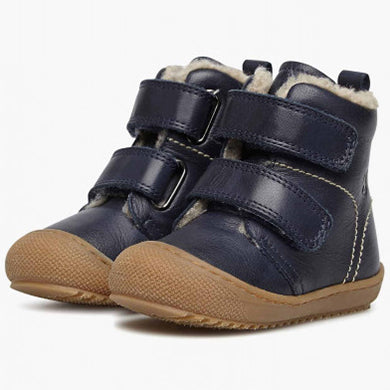 NATURINO Stiefel BUBBLE - dunkelblau: Dark blue kids' boots with durable soles and cozy lining
