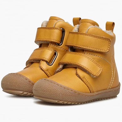 High-quality NATURINO Stiefel BUBBLE in curry color, perfect for stylish and comfortable everyday wear for kids