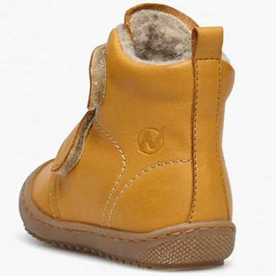 NATURINO Stiefel BUBBLE - curry: Waterproof, high-quality curry-colored boots for kids