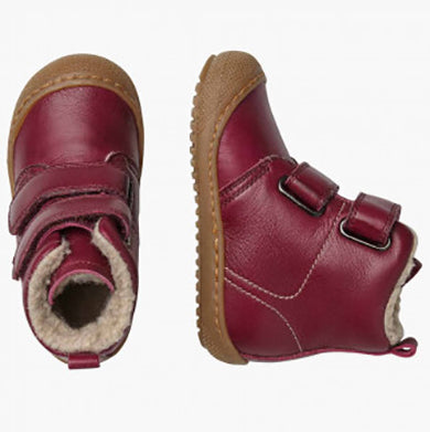 High-quality NATURINO Stiefel BUBBLE - beere boots in deep purple color, perfect for rainy days