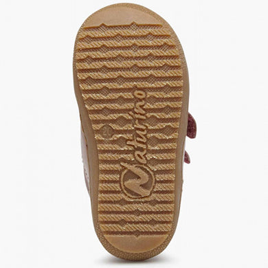 NATURINO Stiefel BUBBLE in altrosa, a stylish and durable pink boot for kids with a comfortable fit and trendy design