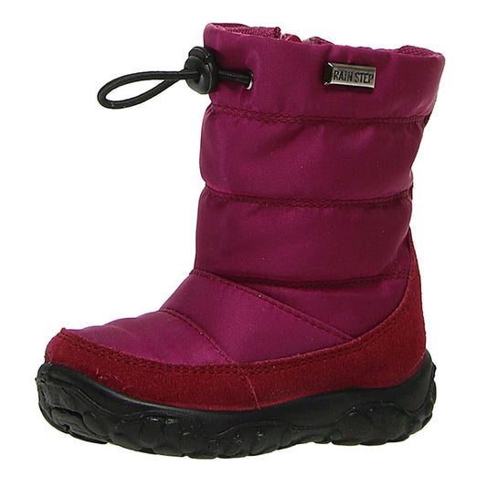 NATURINO RAINSTEP TEX Stiefel POZNURR - fuchsia - Waterproof fuchsia colored boots for kids with textured sole for added traction and warmth