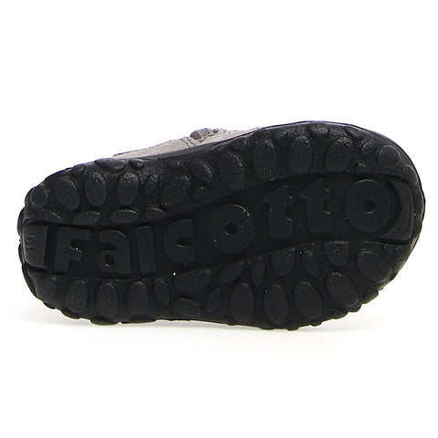 NATURINO RAINSTEP TEX Stiefel POZNURR - hellgrau - Blumen: Waterproof light grey boots with floral design for kids