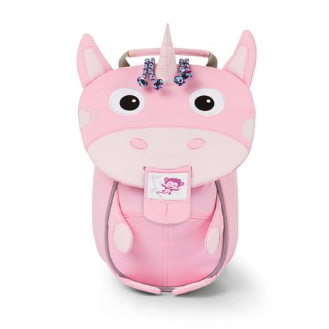 Colorful AFFENZAHN Rucksack KLEINER FREUND - EINHORN with unicorn design for kids