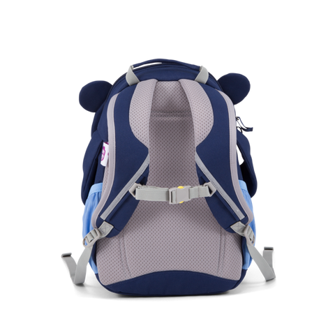 Hochwertiger Kinder-Rucksack in Braun und Grün mit niedlichem Bären-Design