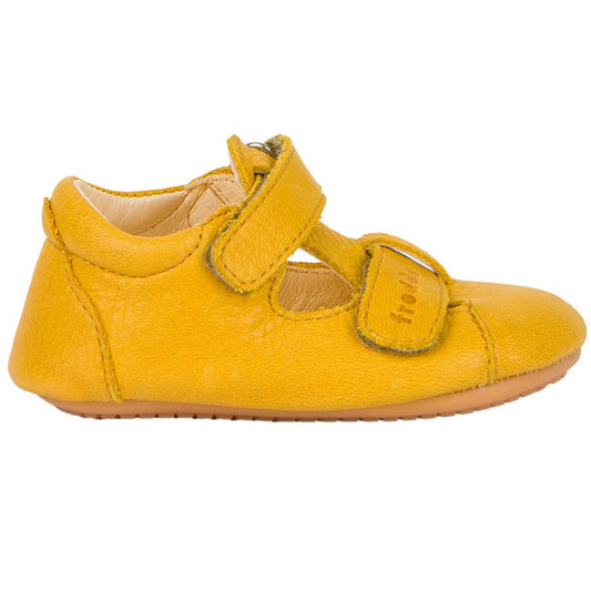 Yellow FRODDO PreWalker Halbsandale G1140003-14, a comfortable and stylish baby sandal