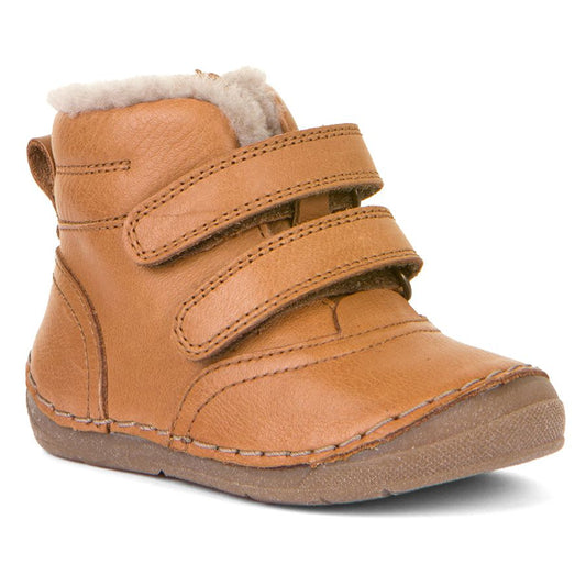 FRODDO Knöchelschuh G2110113-1 - cognac kids leather boots with side zipper