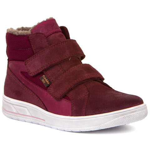 Close-up of FRODDOTEX Knöchelschuh G3110213-4 - beere showing durable stitching and breathable material