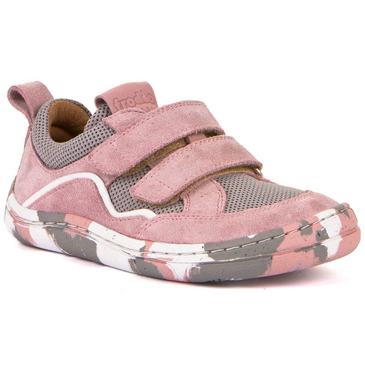 FRODDO Barfußschuh Halbschuh G3130200-6 - rosa - grau in pink and grey for kids' outdoor activities