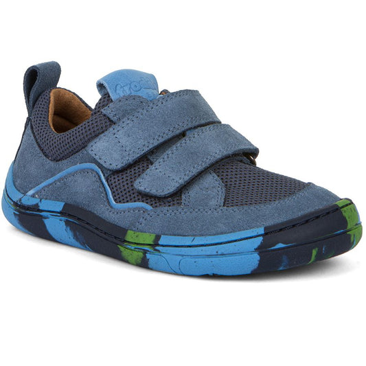 FRODDO Barfußschuh Halbschuh G3130223-10 - blue - grey, lightweight and flexible barefoot shoe for natural movement and comfort
