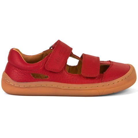  Stylish red FRODDO Barfußschuh Halbsandale G3150216-4 