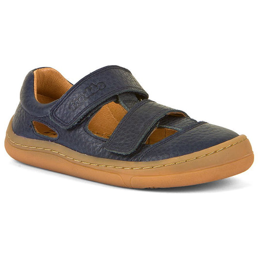 Dark blue FRODDO Barfußschuh Halbsandale G3150216, a comfortable and stylish half sandal shoe