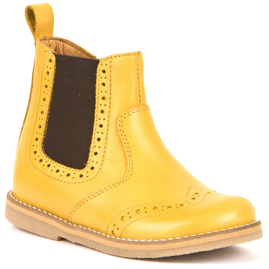 FRODDO Stiefelette G3160142-11 in gelb - hochwertige Kinderstiefelette aus Leder