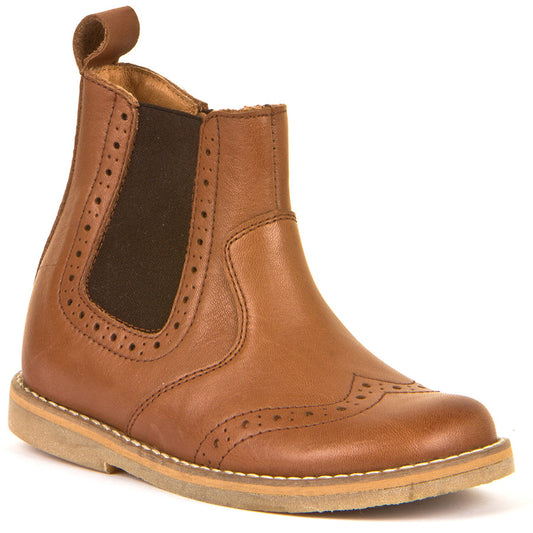 FRODDO Stiefelette G3160173-5 - cognac in high-quality leather material with comfortable interior lining and durable rubber sole