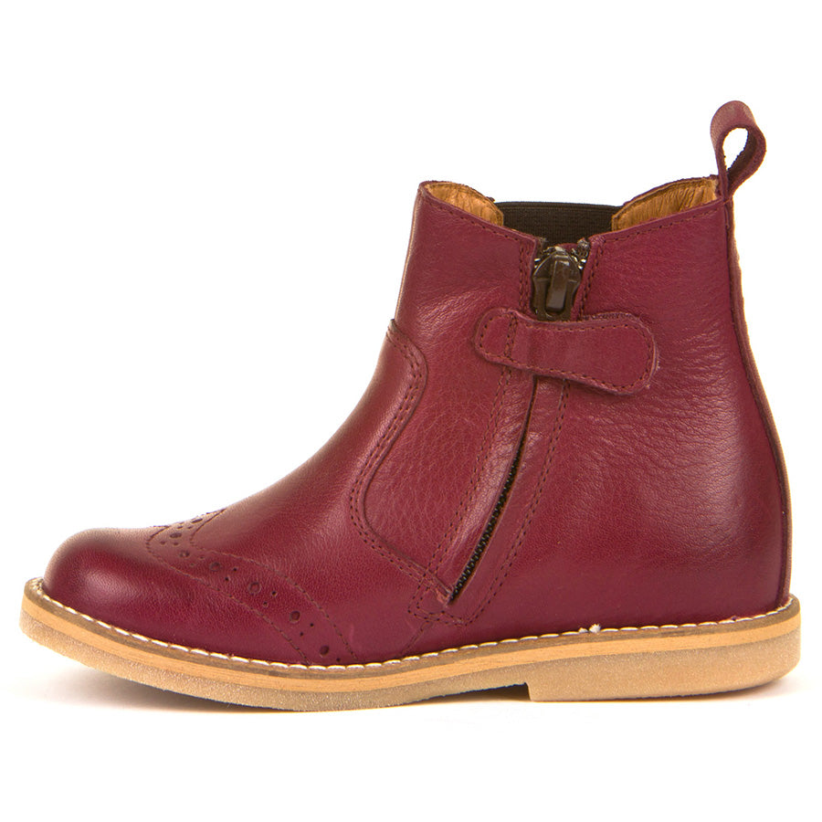 FRODDO Stiefelette G3160142-8 - bordeaux - A stylish and comfortable bordeaux-colored ankle boot with durable construction and trendy design