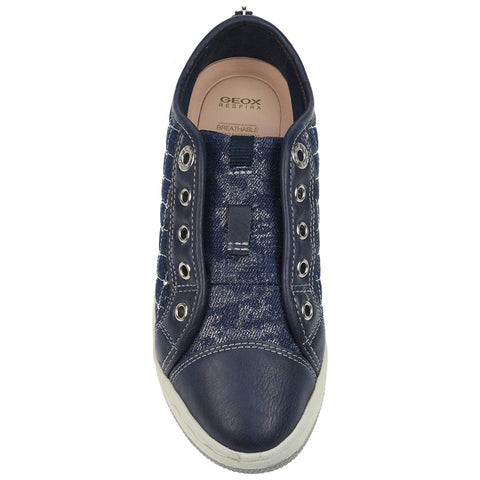 High-quality, breathable denim shoe for children with GEOX technology