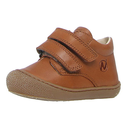 NATURINO Halbschuh JANNER - cognac: Genuine leather half shoe in rich cognac color for kids