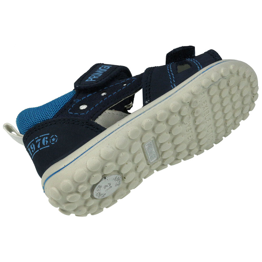  Comfortable and stylish PRIMIGI Sandale 53653 in navy and petrol colors