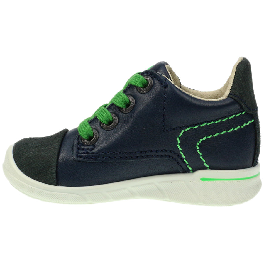 ECCO GORE-TEX Knöchelschuh FIRST 754151-52625 marine grün shoe with cushioned insole and breathable mesh lining