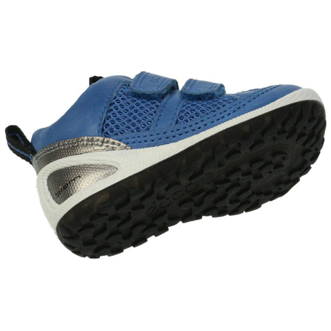 Pair of ECCO Halbschuh BIOM LITE INFANTS 752751-50220 - jeansblau shoes with flexible and breathable knit upper