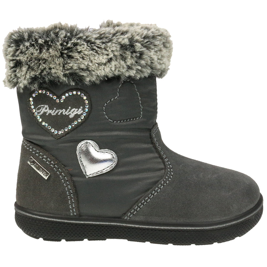 PRIMIGI GORE-TEX Stiefel 63594-00 in grey with glitter detailing, a stylish and durable option for all-weather wear