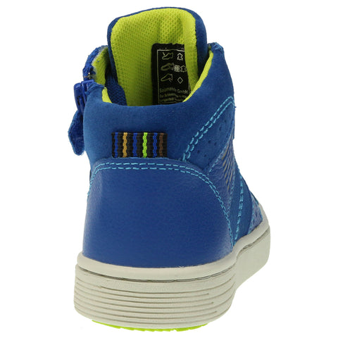 LURCHI Knöchelschuh 14004-02 - kobaltblau children's ankle shoe in bright cobalt blue with sturdy soles and reinforced toe protection 