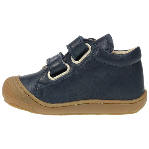 High-quality navy blue leather shoes for boys with comfortable fit and stylish design