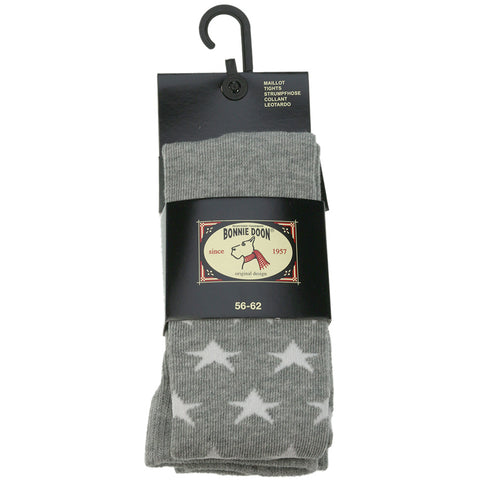 BONNIE DOON Strumpfhose Baby BN454921 Stern - hellgrau - Light grey baby tights with star pattern