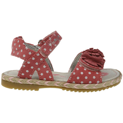 PRIMIGI Sandale 71152 - geranie - Punkte: Comfortable and stylish children's sandals with red and white polka dot design