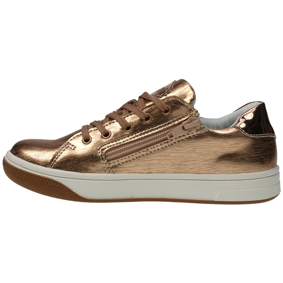 Close-up of SOLIVER 43205-547 - roségold Halbschuh with stylish metallic finish