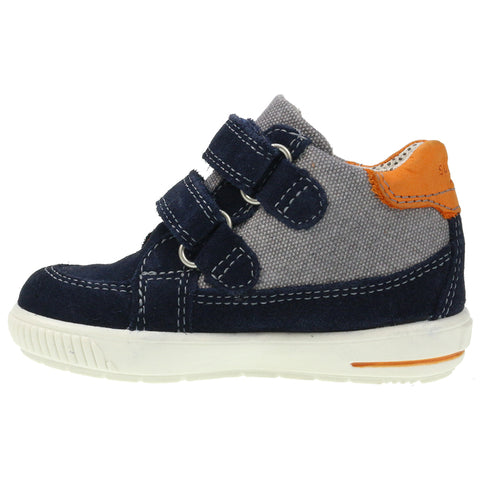 High-performance SUPERFIT GORE-TEX Knöchelschuh 356-81 in navy and orange color scheme