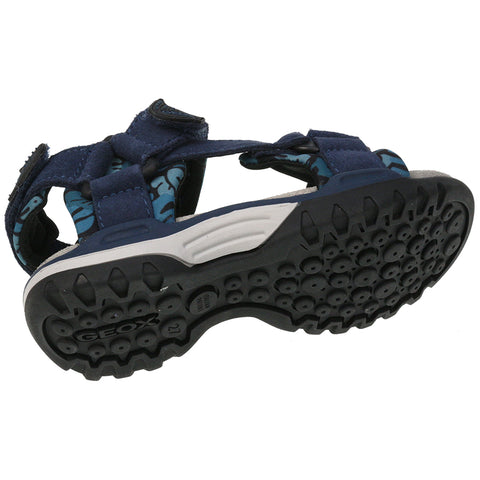 High-quality GEOX Sandale BOREALIS J720RE in blue and turquoise color, perfect for summer outings and beach adventures