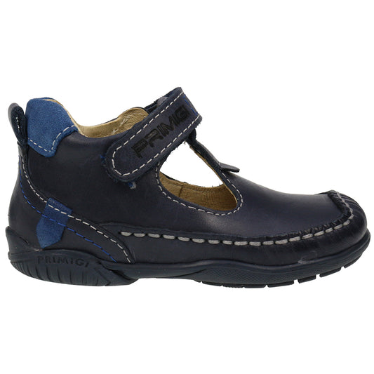 PRIMIGI Halbsandale 70743 in dunkelblau, mit Klettverschluss und flexible Sohle