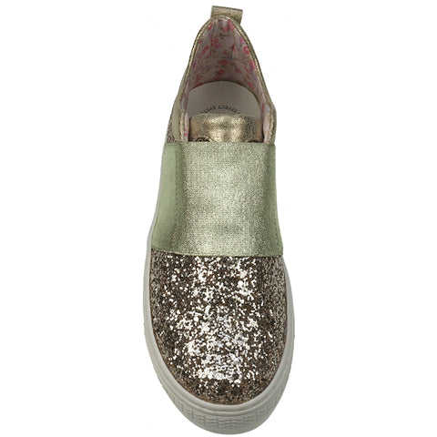 PRIMIGI Halbschuh 71961 - gold: Stylish and comfortable gold-colored half shoe for kids