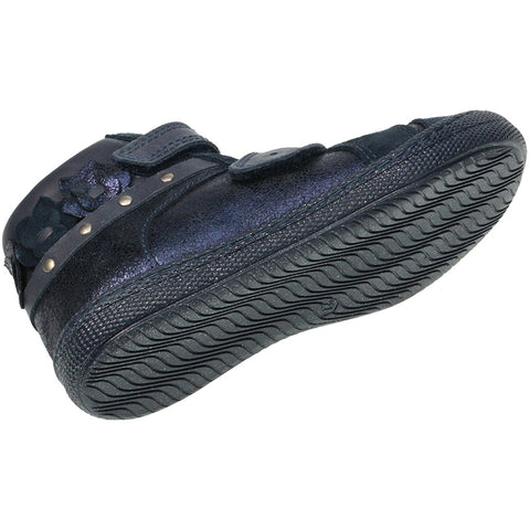 PRIMIGI Knöchelschuh 81380 in navy with glitter details, a stylish and comfortable ankle boot for kids