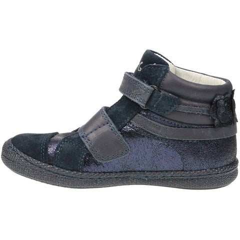 Stylish and comfortable PRIMIGI Knöchelschuh 81380 - navy - Glitzer ankle boot for girls with glittery navy blue exterior