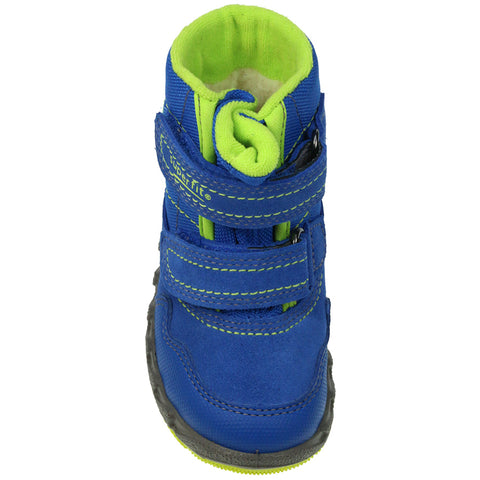 High-performance SUPERFIT GORE-TEX Stiefel 013-85 in royal and neongrün colorway