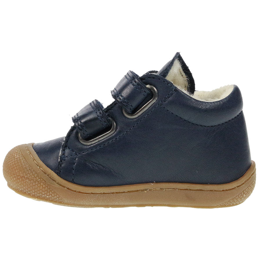 NATURINO Halbschuh 3972-9101 - navy - gefüttert: A stylish and warm navy blue half shoe with lining