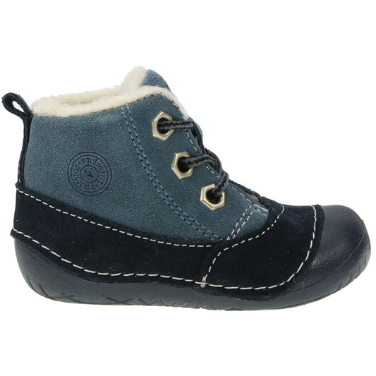 PRIMIGI PreWalker 80031 in navy blue, a comfortable and stylish pre-walker shoe for babies learning to walk