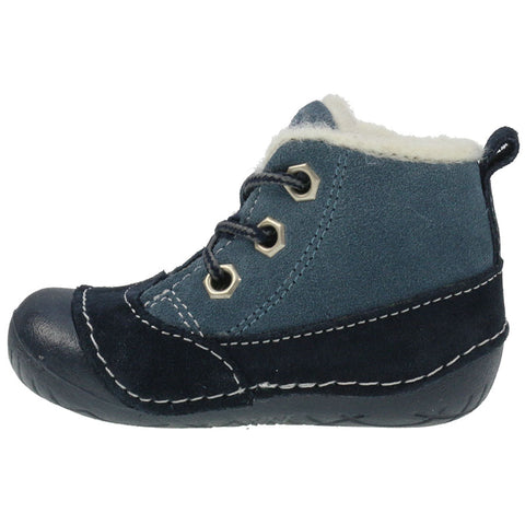 PRIMIGI PreWalker 80031 navy jeans baby shoes with soft sole and velcro straps for comfortable and stylish walking support 
