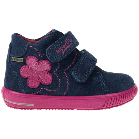 High-performance SUPERFIT GORE-TEX Knöchelschuh 347-88 in marine and beere colors