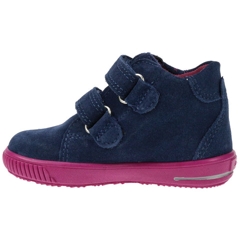 
Side view of SUPERFIT GORE-TEX Knöchelschuh 347-88 showing the durable and stylish design in marine with beere color accents