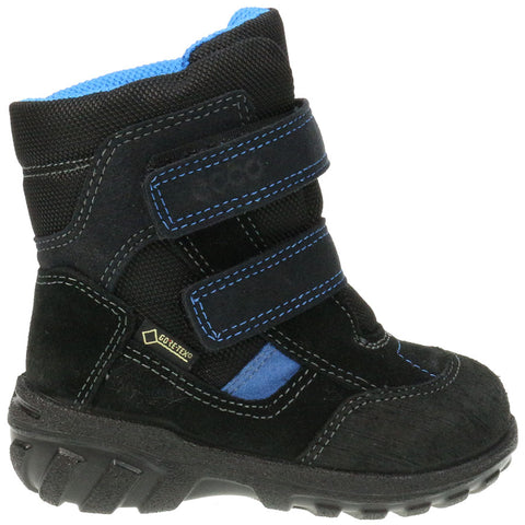 ECCO GORE-TEX Stiefel 750871 - 59382 - schwarz - kobalt waterproof black and cobalt boots for outdoor activities