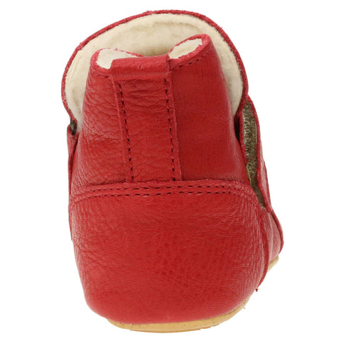 A red FRODDO PREWALKER G1160001-4K shoe with velcro strap for kids