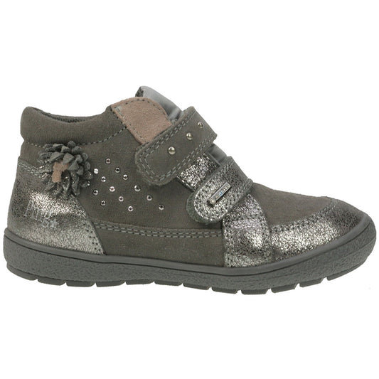 GORE-TEX Knöchelschuh 81761 in grau with glitzer details for kids
