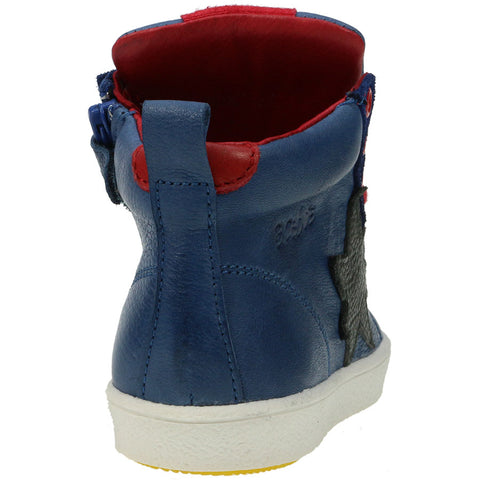 ACEBO´S Knöchelschuhe 5087 in jeansblau with red accents, a stylish and comfortable footwear option